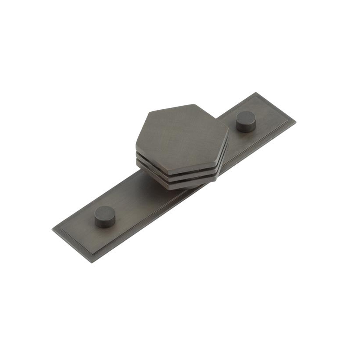 Hoxton - Nile Cupboard Knobs 40mm Stepped Dark Bronze