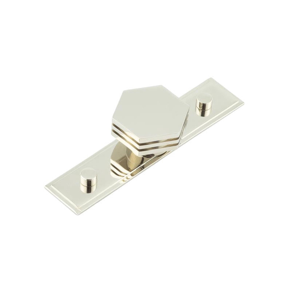 Hoxton - Nile Cupboard Knobs 40mm Stepped Polished Nickel