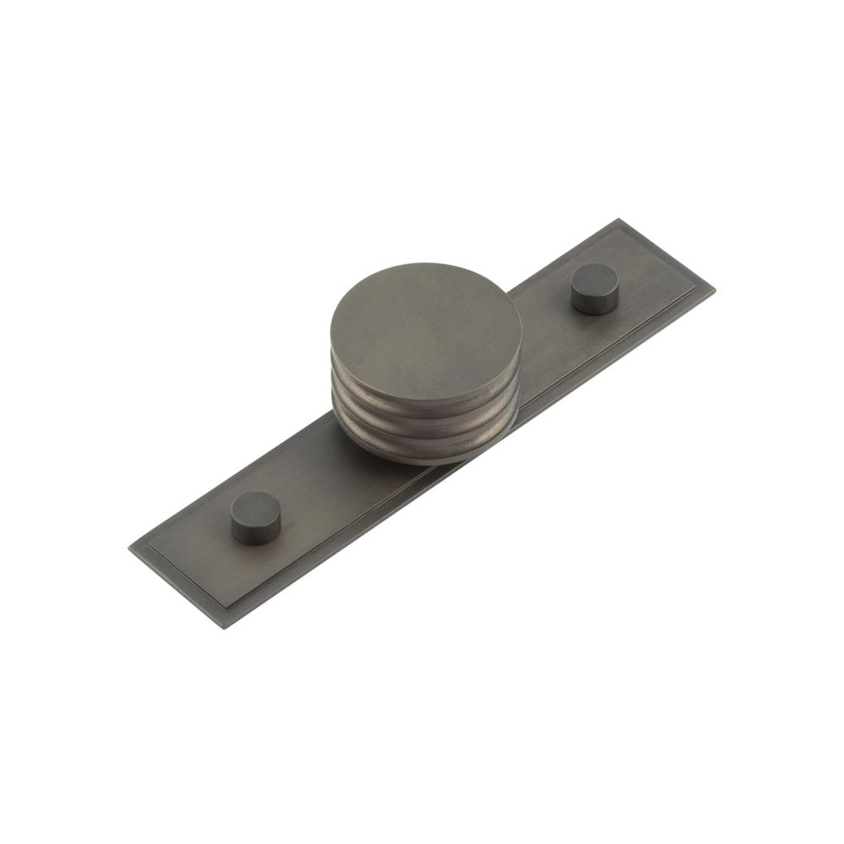 Hoxton - Sturt Cupboard Knobs 40mm Stepped Dark Bronze