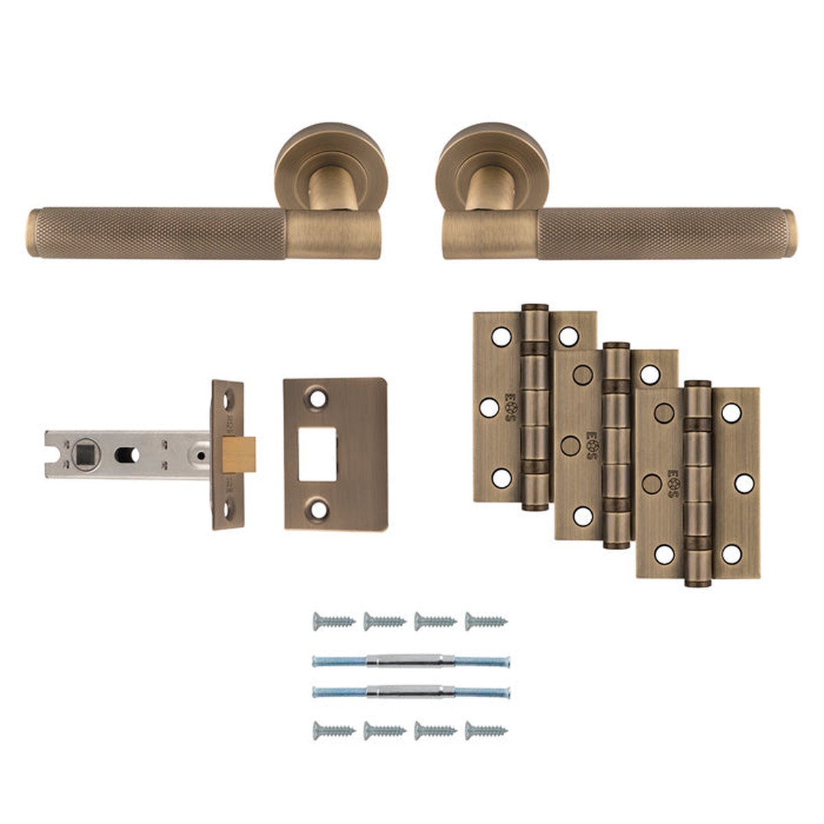 Serozzetta - Lagos Latch Pack - Ultimate Door Pack - Antique Brass
