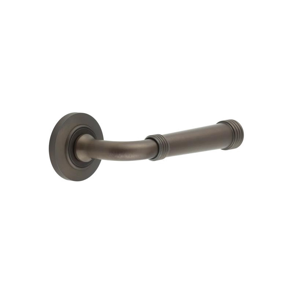 Burlington - Highgate Door Handles Chamfered Rose Dark Bronze