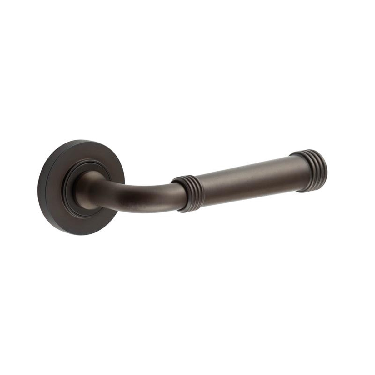Burlington - Highgate Door Handles Plain Rose Dark Bronze