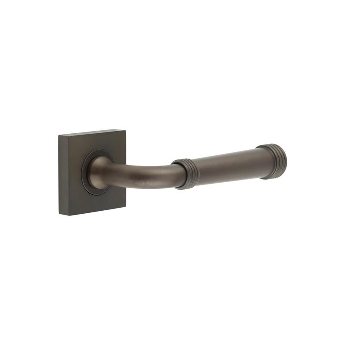 Burlington - Highgate Door Handles Square Plain Dark Bronze