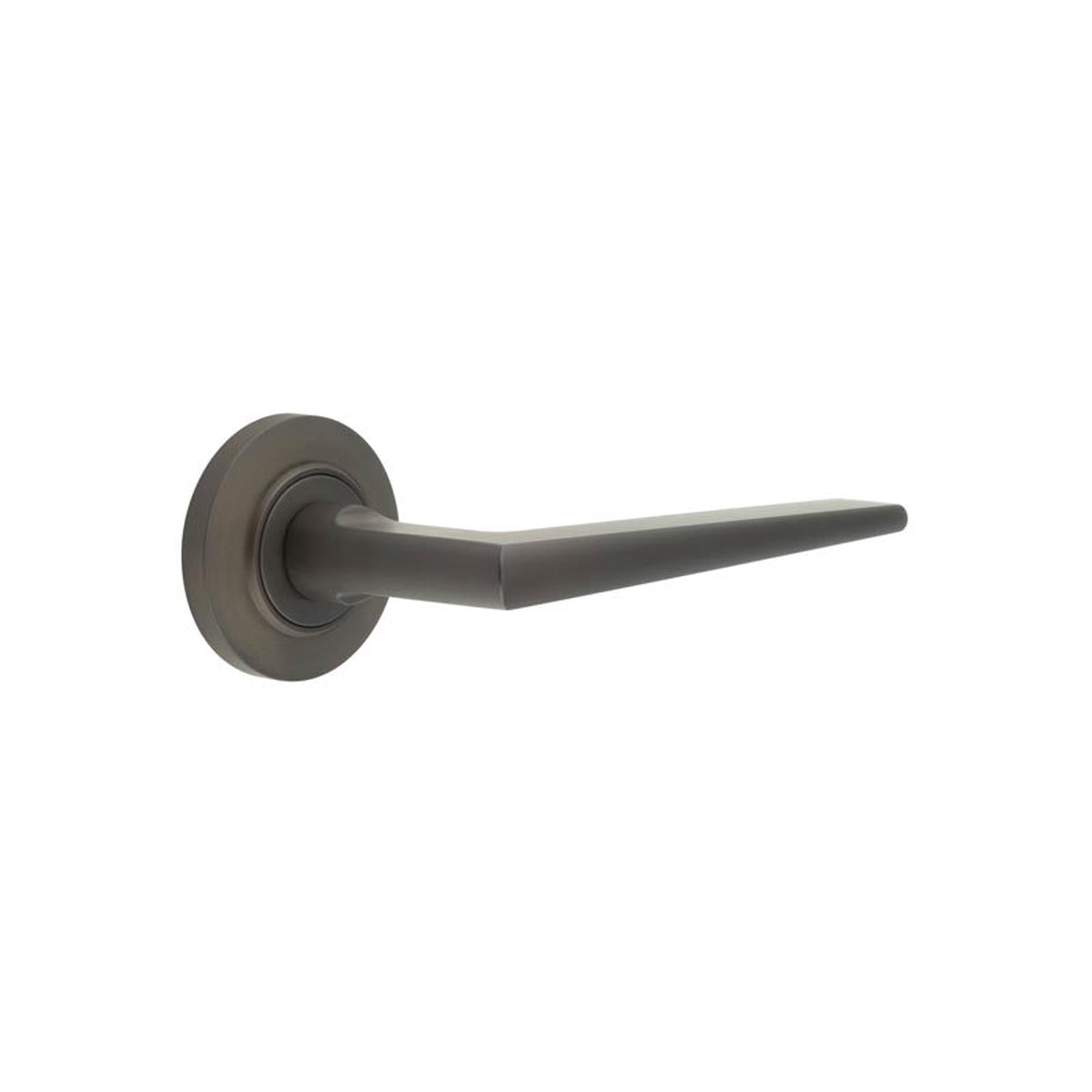 Burlington - Mayfair Door Handle on Chamfered Rose Dark Bronze