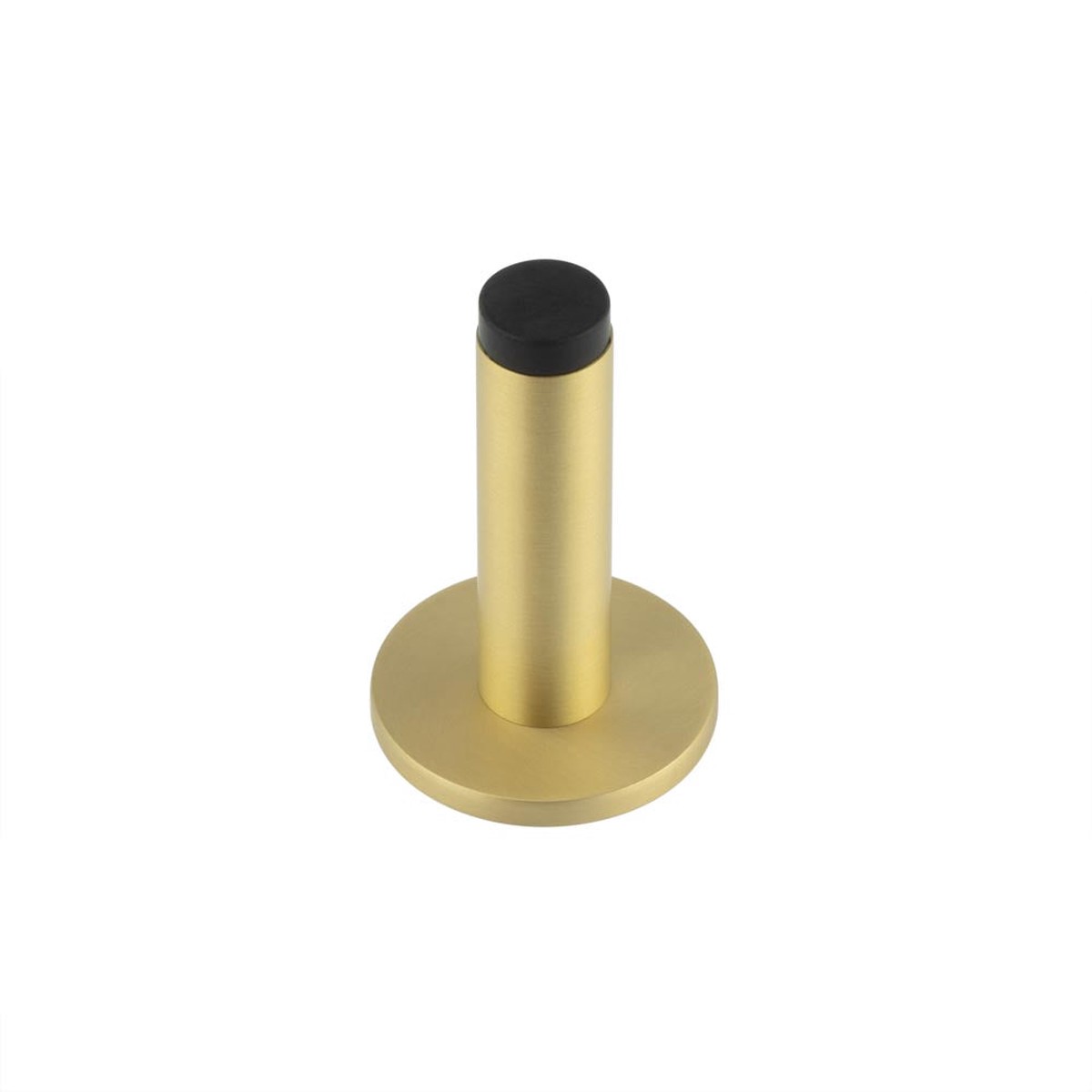 Burlington - Plain Wall Mounted Door Stops Plain Rose Satin Brass