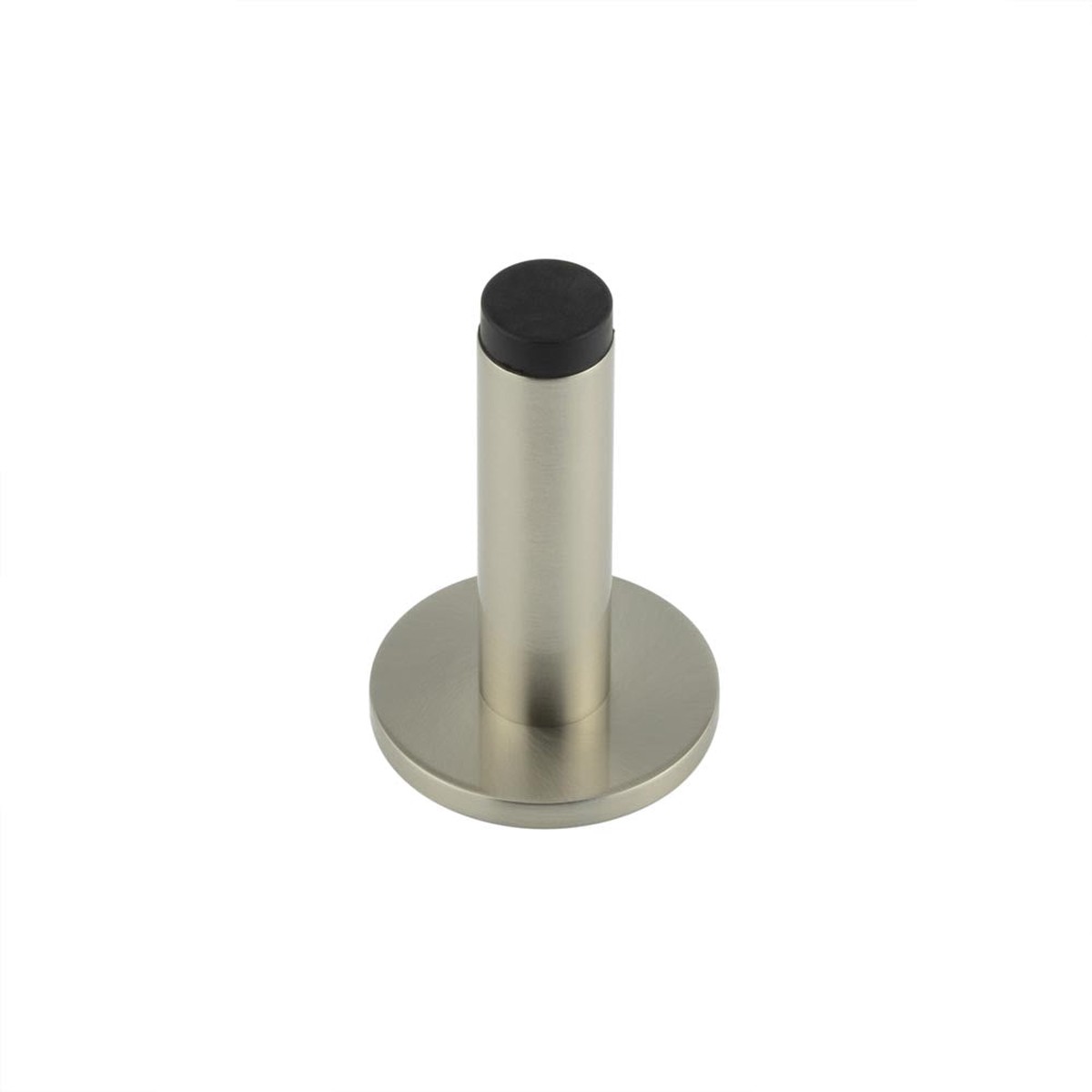 Burlington - Plain Wall Mounted Door Stops Plain Rose Satin Nickel