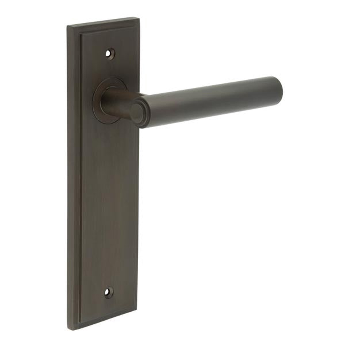 Burlington - Richmond Door Handle Latch Backplate Dark Bronze