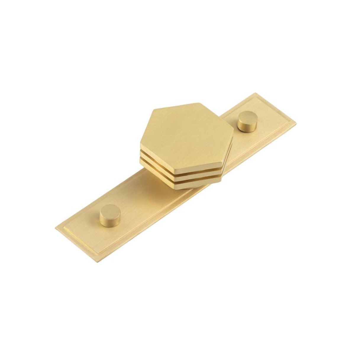 Hoxton - Nile Cupboard Knobs 40mm Stepped Satin Brass