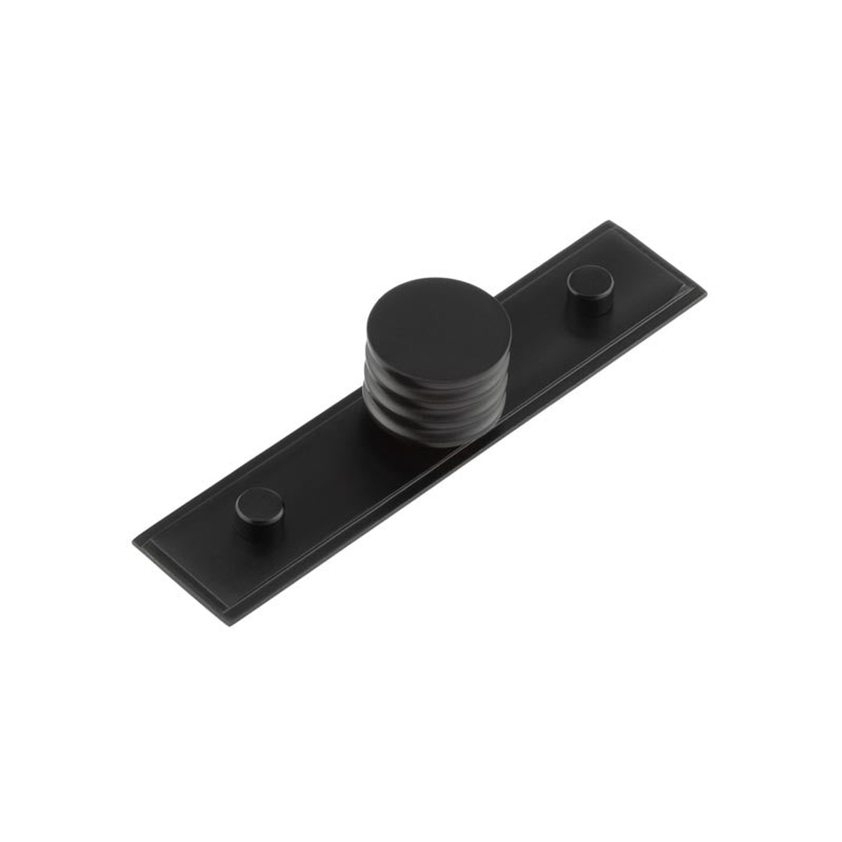 Hoxton - Sturt Cupboard Knobs 30mm Stepped Matt Black