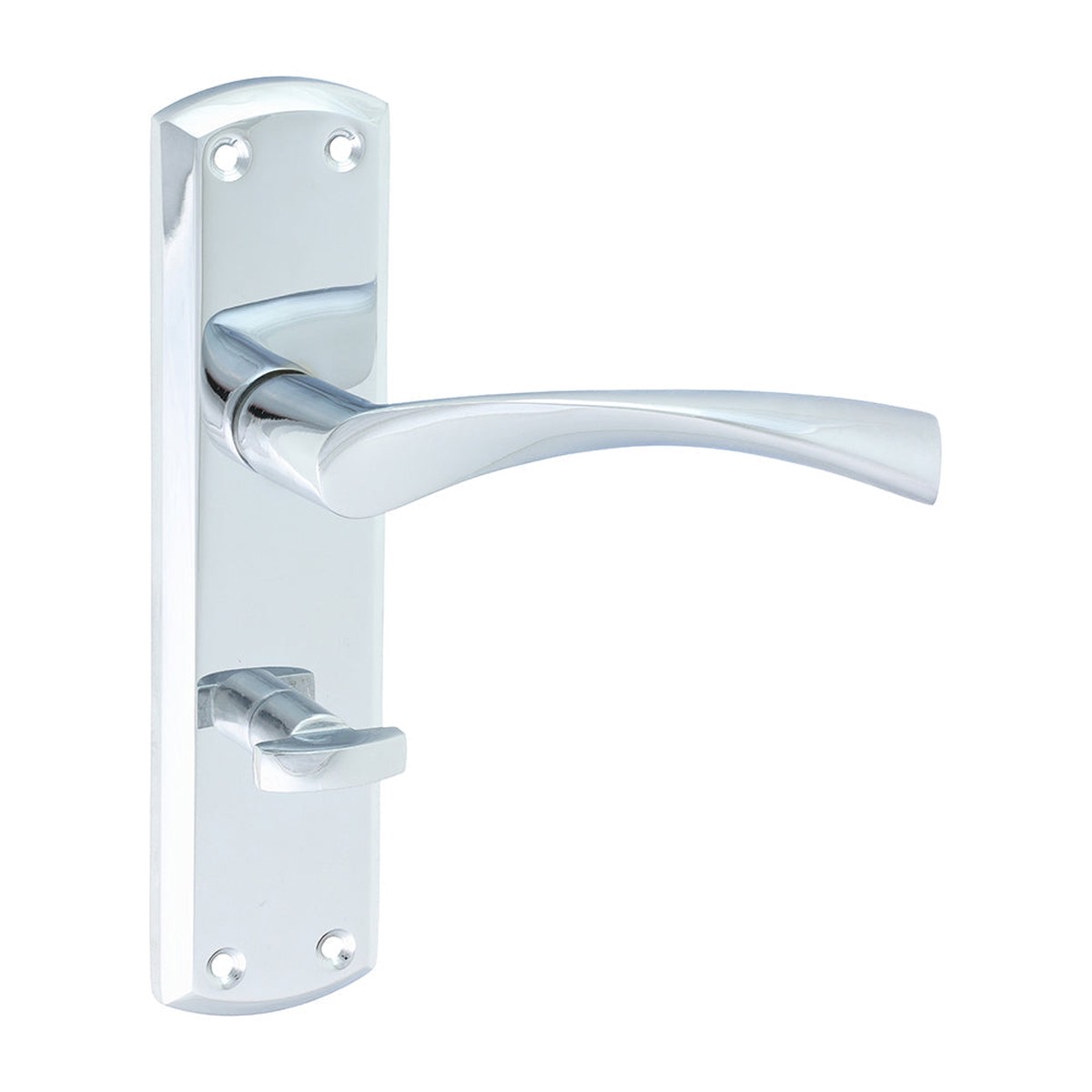 Timco - Zeta Bathroom Handles - Polished Chrome 175 x 45 (1 Pairs Blister Pack)
