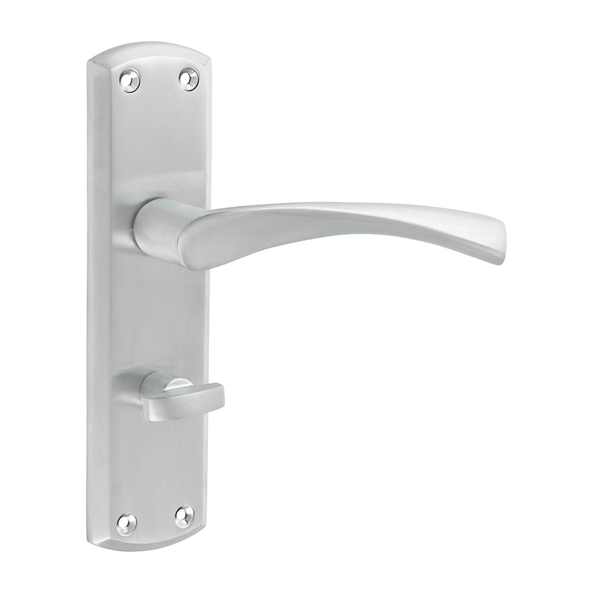 Timco - Zeta Bathroom Handles - Satin Chrome 175 x 45 (1 Pairs Blister Pack)
