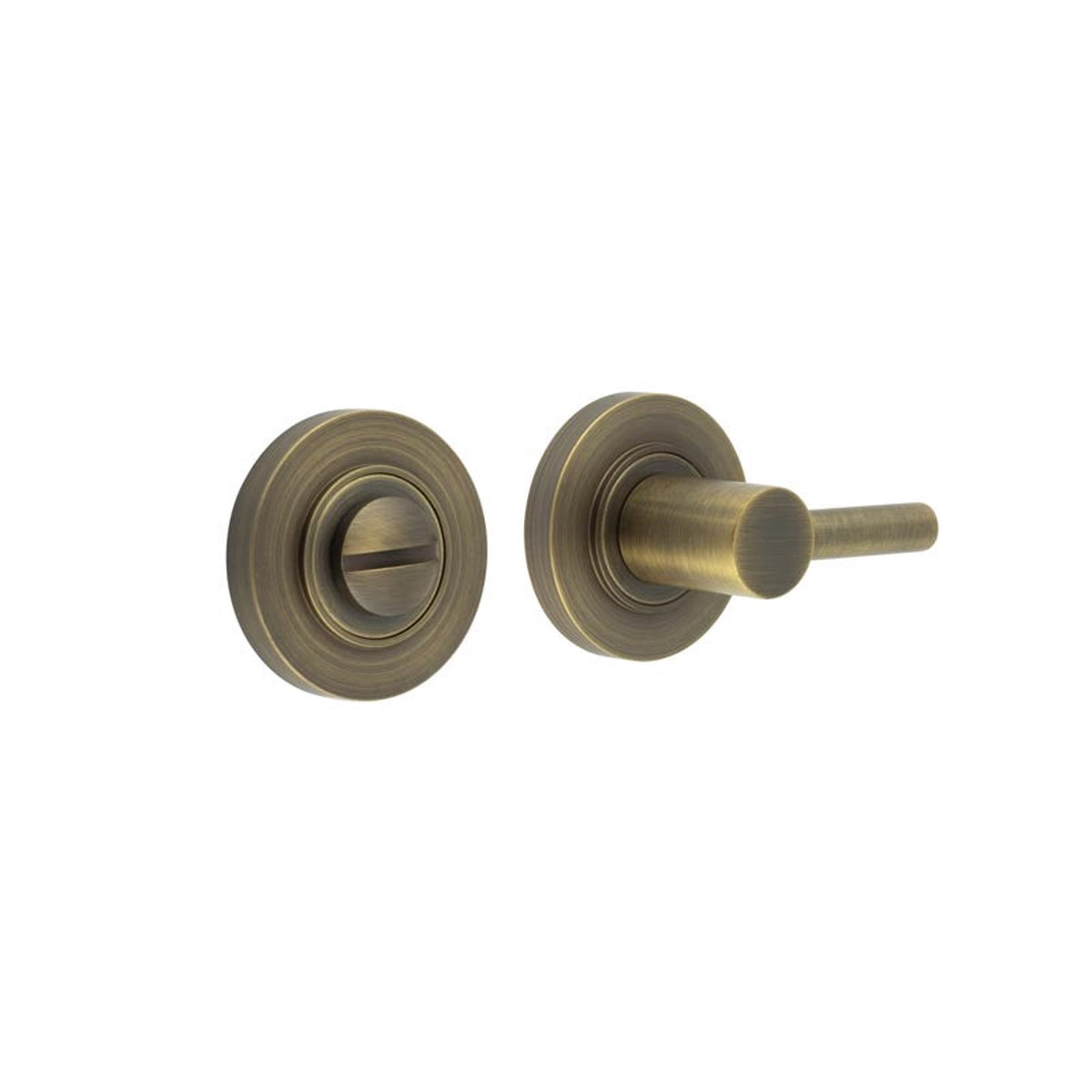 Burlington - Easy Turn & Release Plain Rose Antique Brass