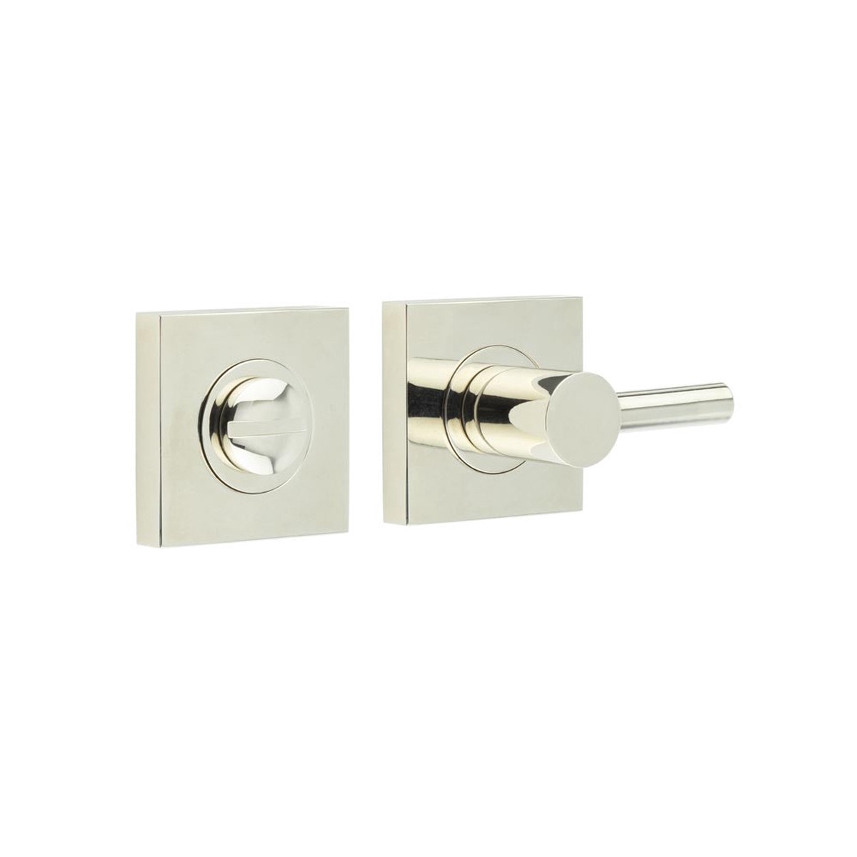 Burlington - Easy Turn & Release Square Plain Rose Polished Nickel