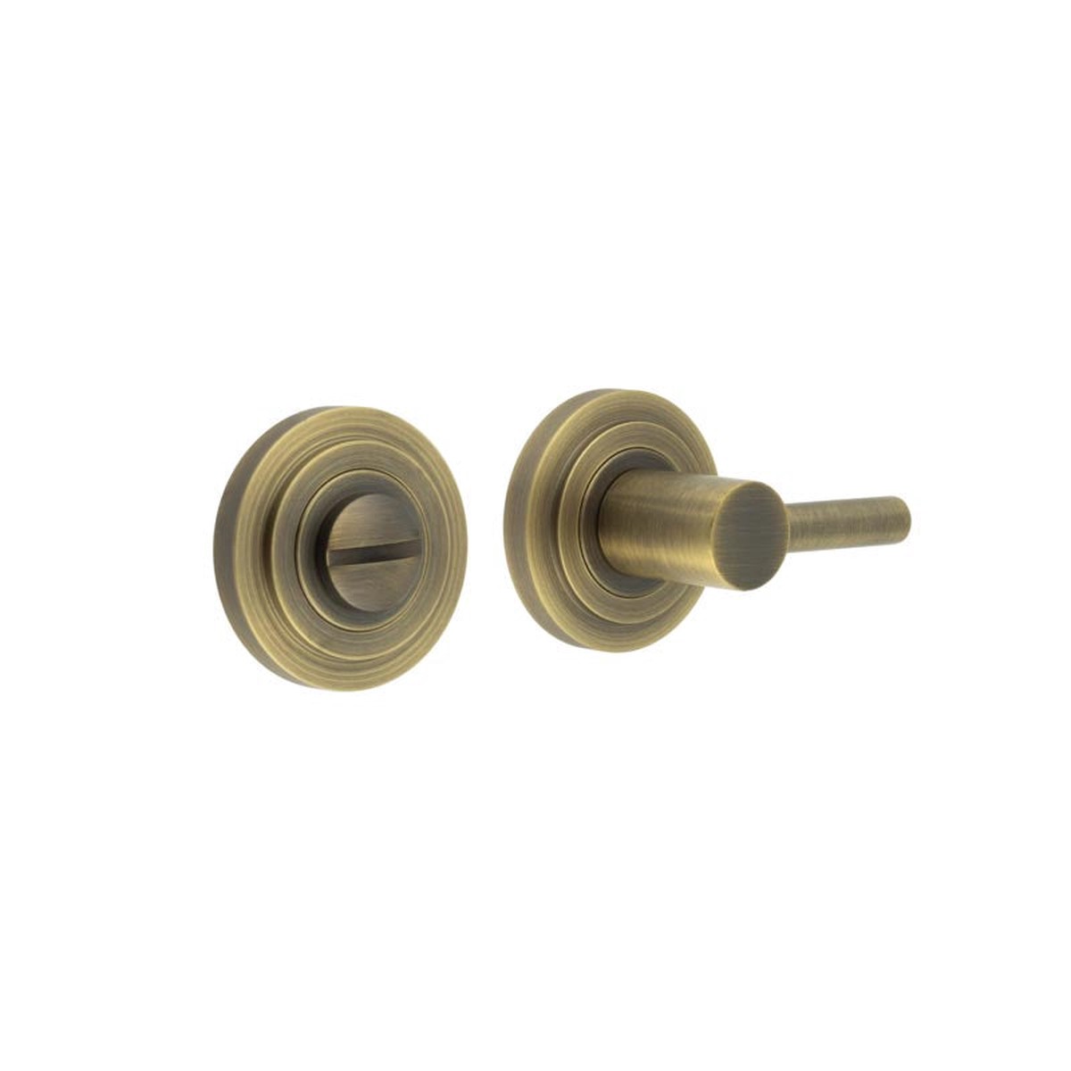 Burlington - Easy Turn & Release Stepped Rose Antique Brass