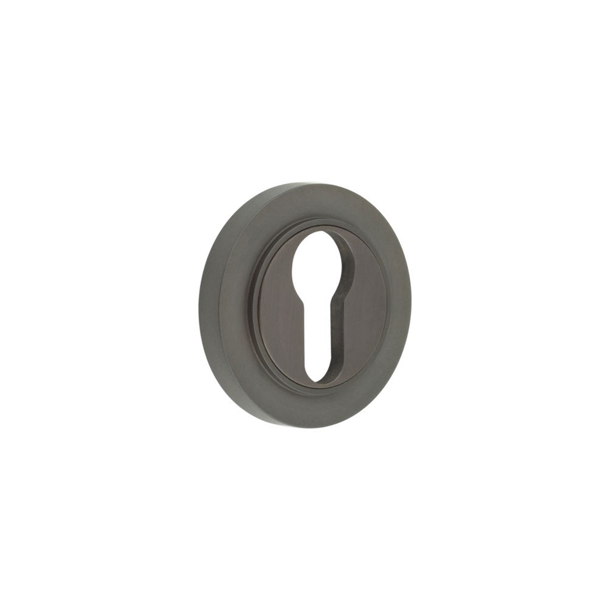 Burlington - Euro Profile Escutcheons Plain Rose Dark Bronze