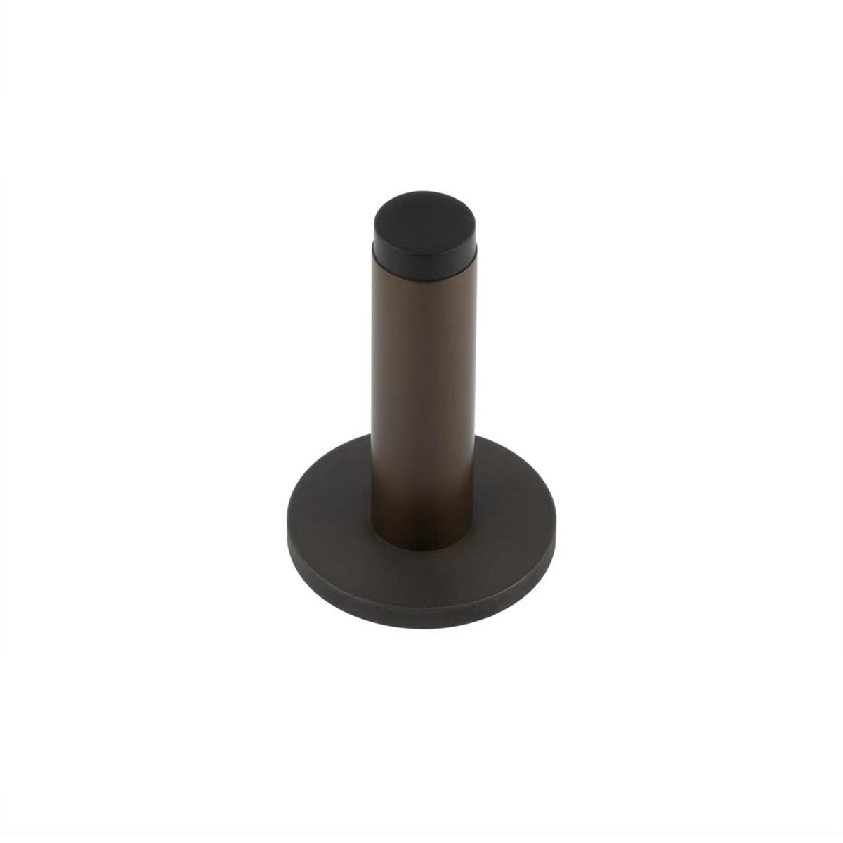 Burlington - Plain Wall Mounted Door Stops Plain Rose Dark Bronze