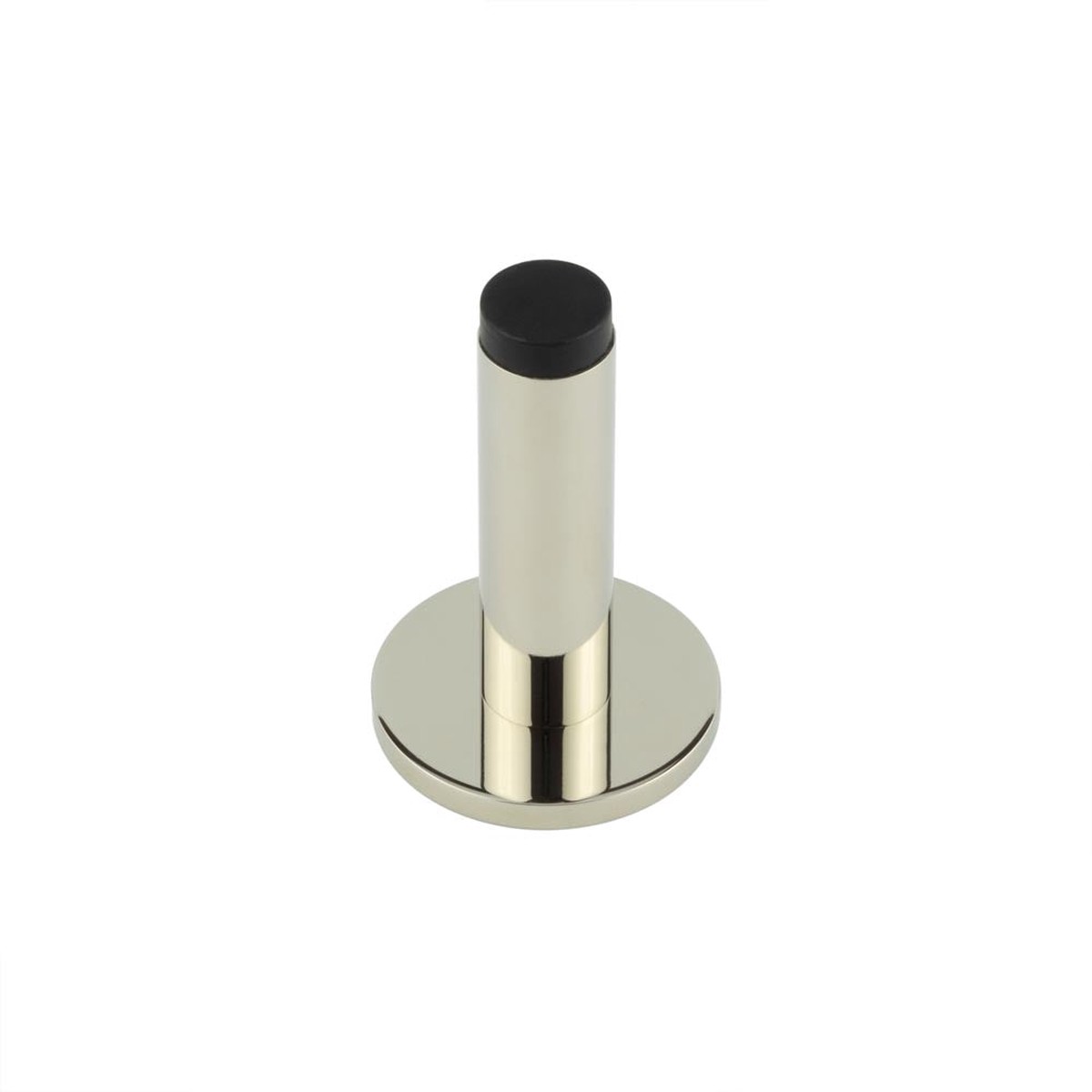 Burlington - Plain Wall Mounted Door Stops Plain Rose Polished Nickel