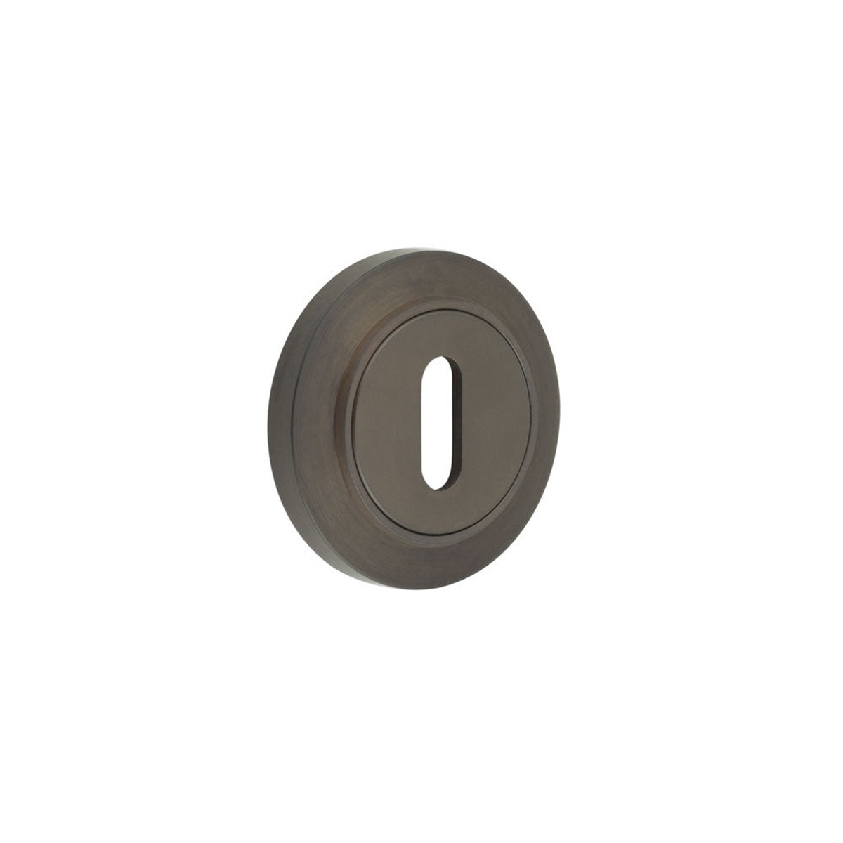 Burlington - Standard Keyway Escutcheons Chamfered Rose Dark Bronze