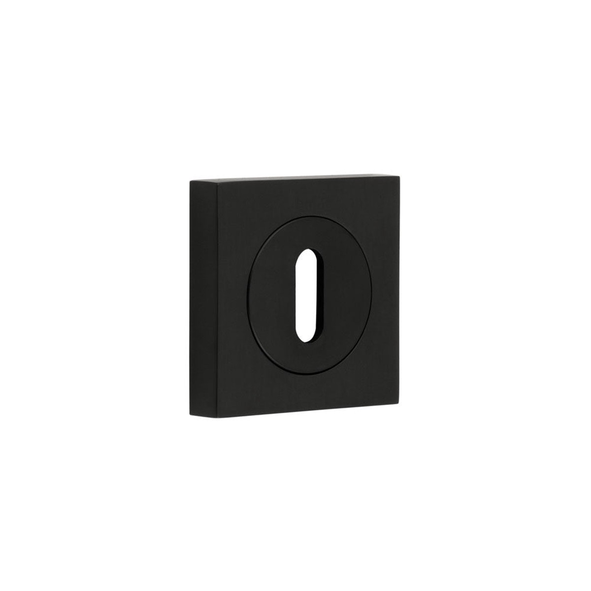 Burlington - Standard Keyway Escutcheons Square Plain Black
