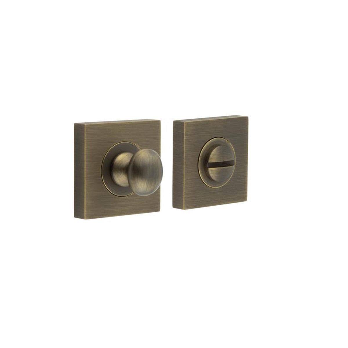 Burlington - Turns & Releases Inner 1 Square Plain Rose Antique Brass