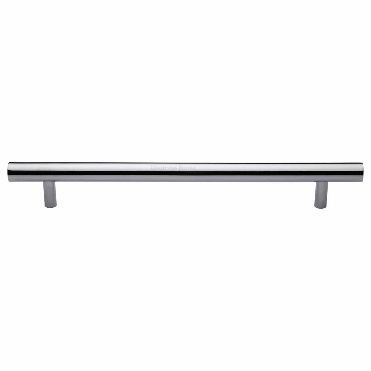 Heritage Brass Door Pull Handle Bar Design 457mm Polished Chrome Finish