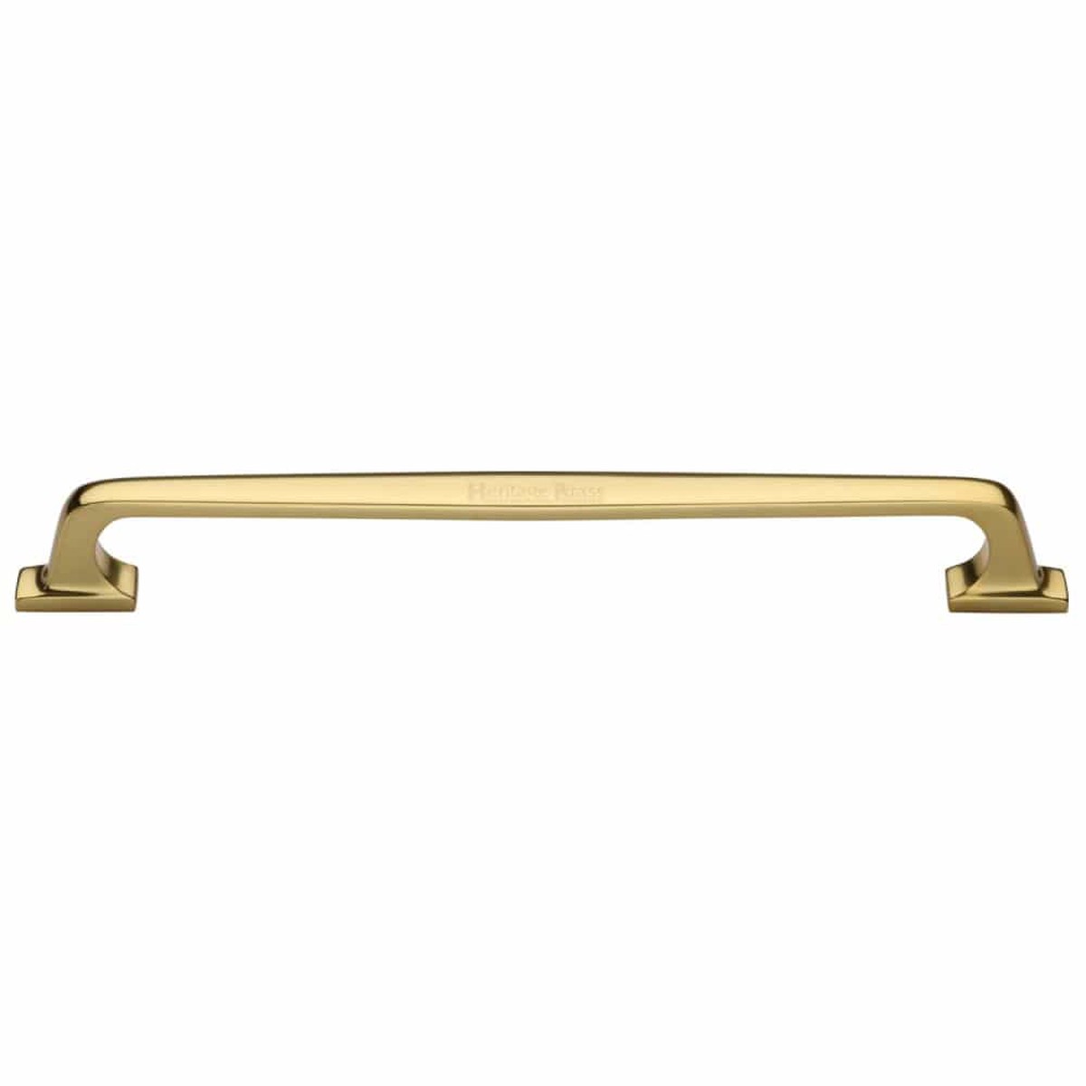 Heritage Brass Door Pull Handle Durham Design 497mm Polished Brass Finish