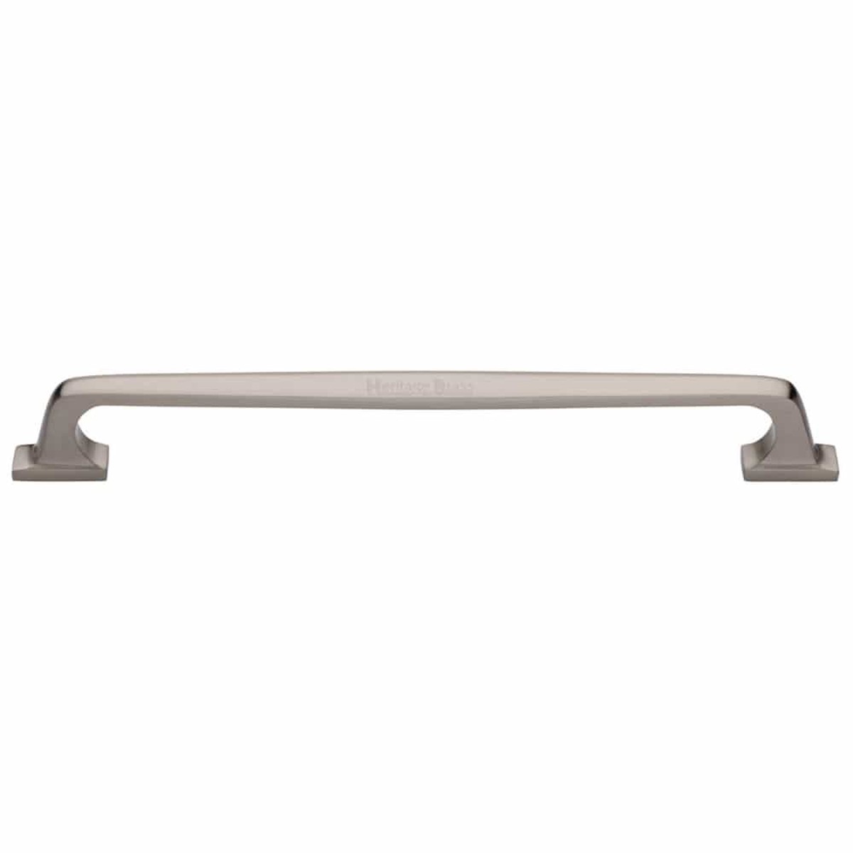Heritage Brass Door Pull Handle Durham Design 497mm Satin Nickel Finish
