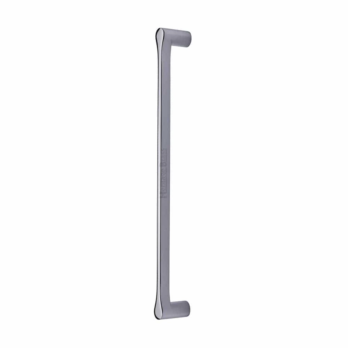 Heritage Brass Door Pull Handle Gio Design 332mm Polished Chrome Finish