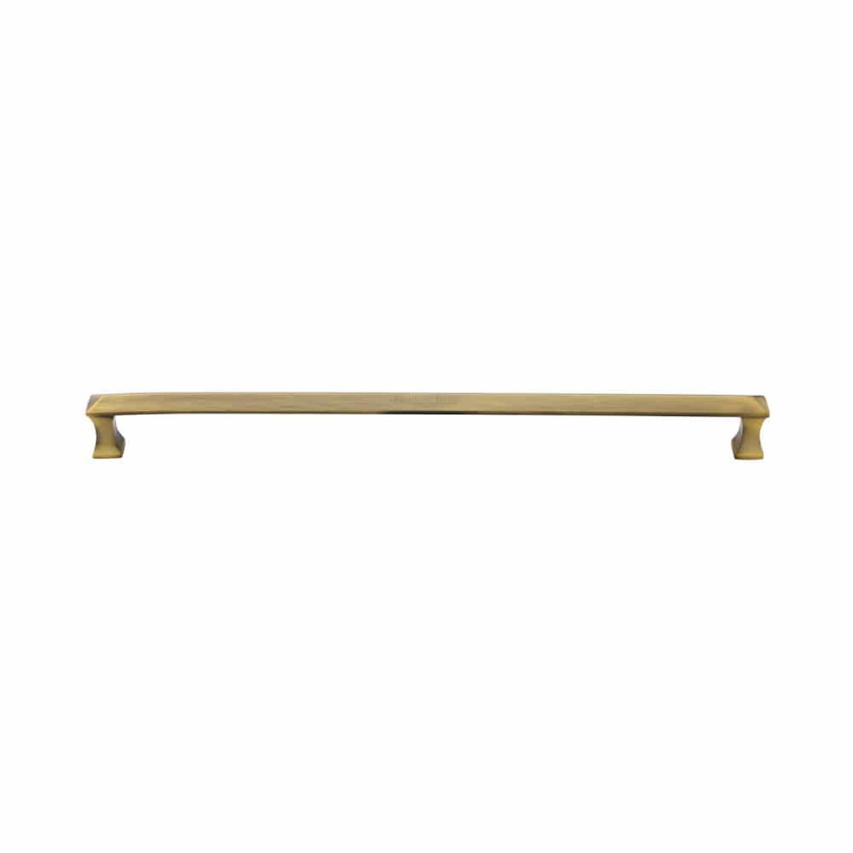 Heritage Brass Door Pull Handle Pyramid Design 326mm Antique Brass Finish