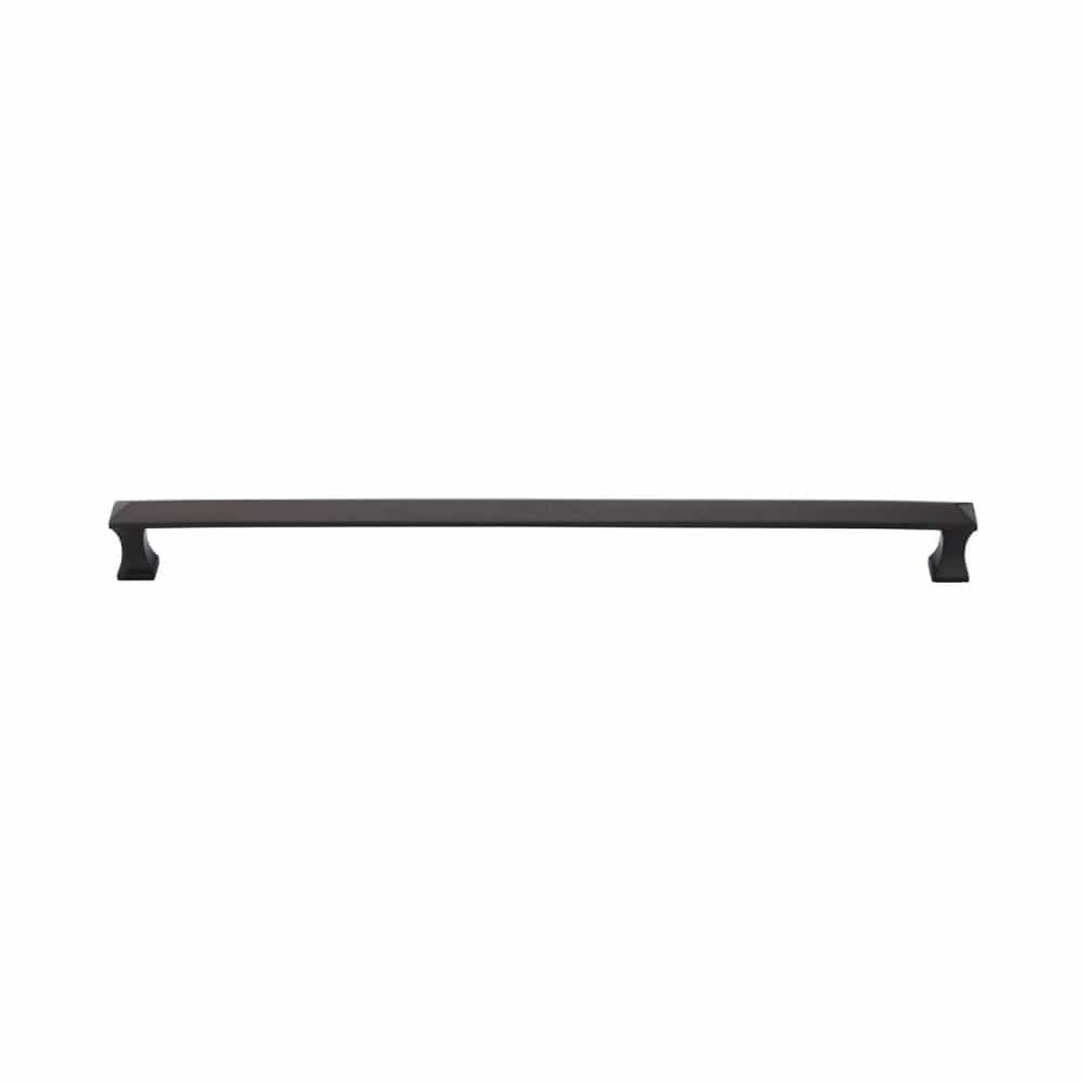 Heritage Brass Door Pull Handle Pyramid Design 326mm Matt Bronze Finish