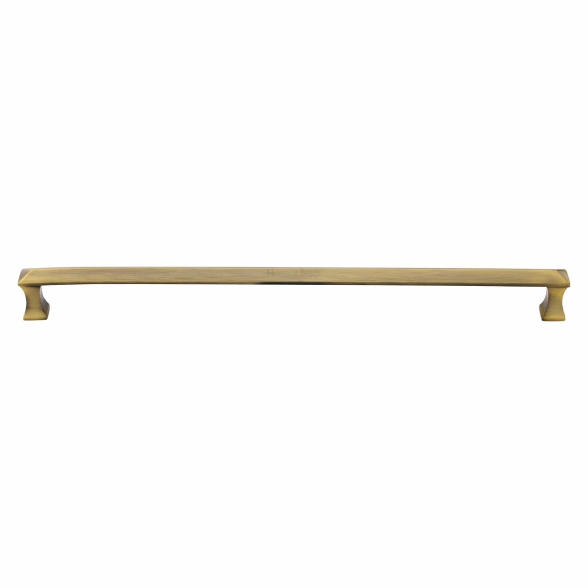 Heritage Brass Door Pull Handle Pyramid Design 478mm Antique Brass Finish