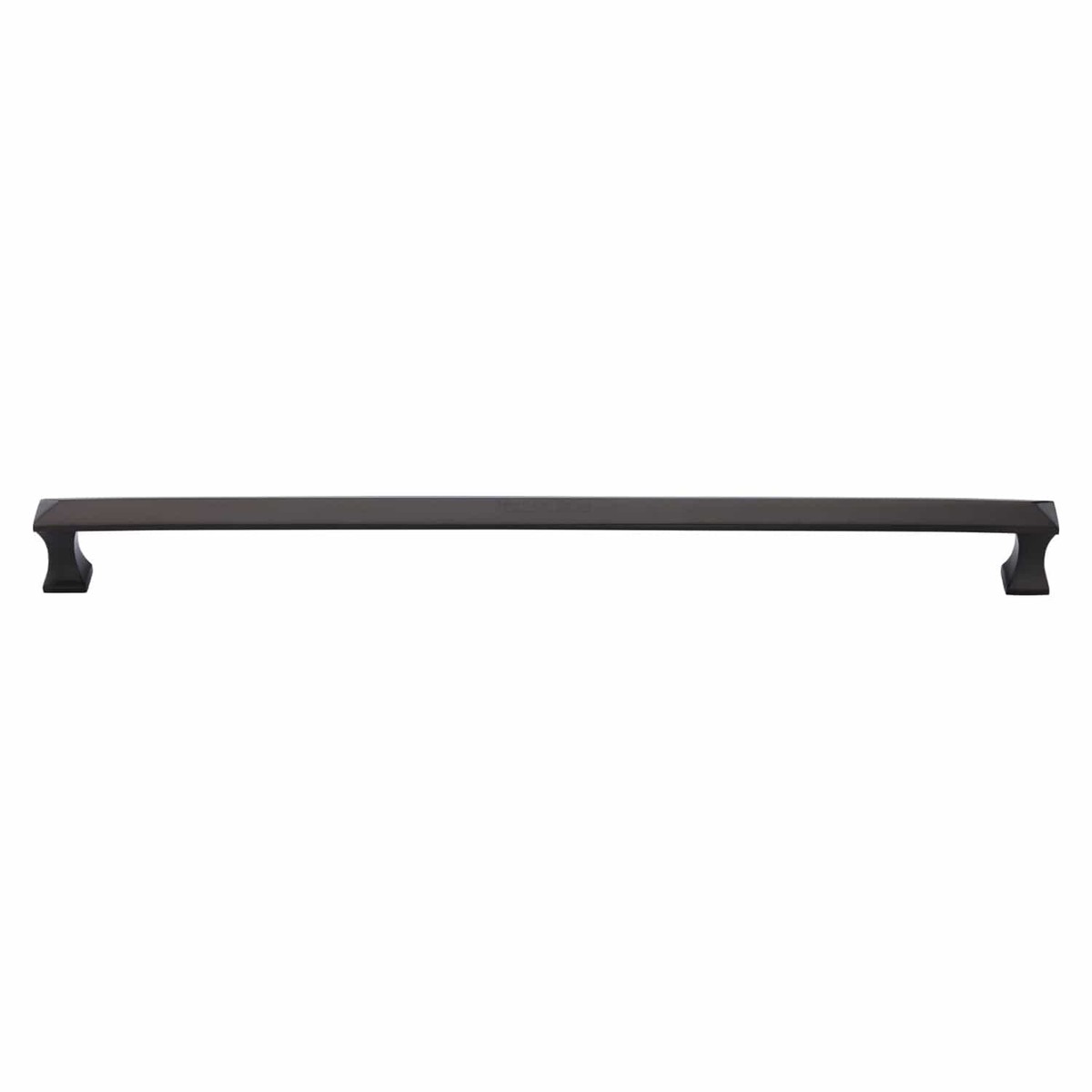 Heritage Brass Door Pull Handle Pyramid Design 478mm Matt Bronze Finish
