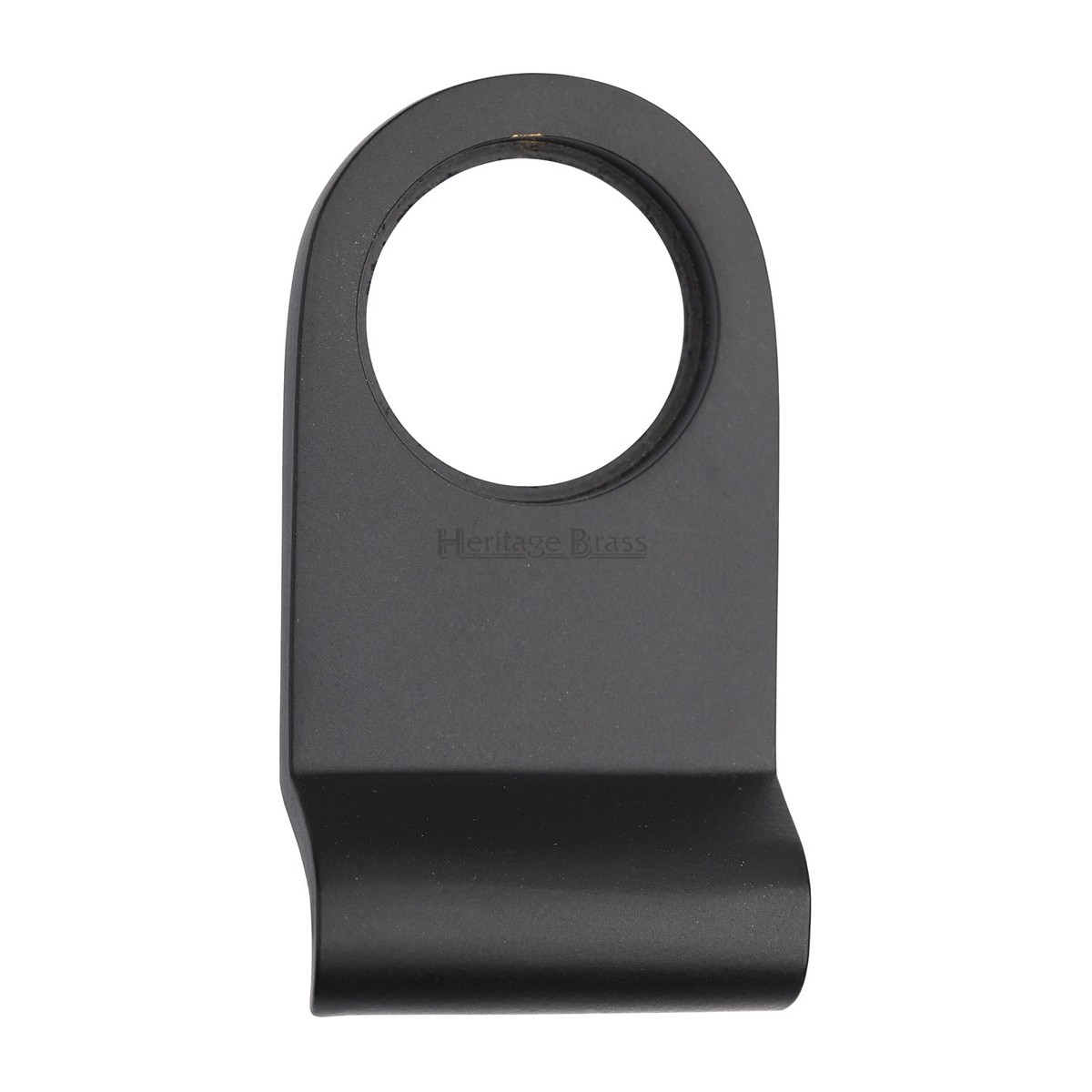 Heritage Brass Round Cylinder Pull Matt Black Finish