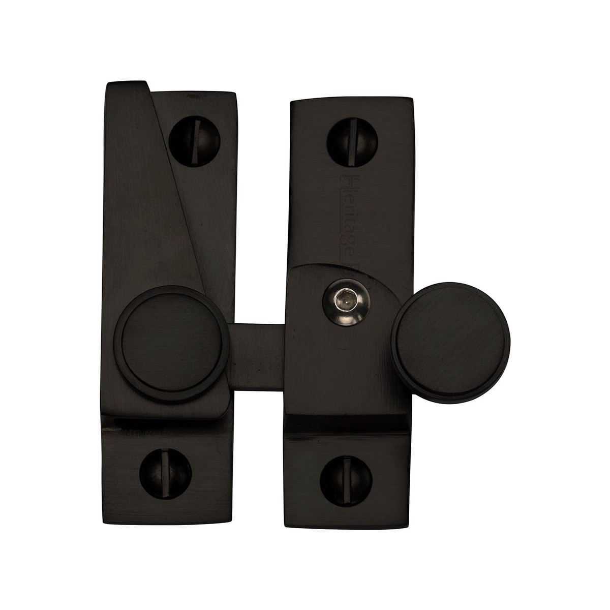 Heritage Brass Sash Fastener Lockable Matt Black Finish