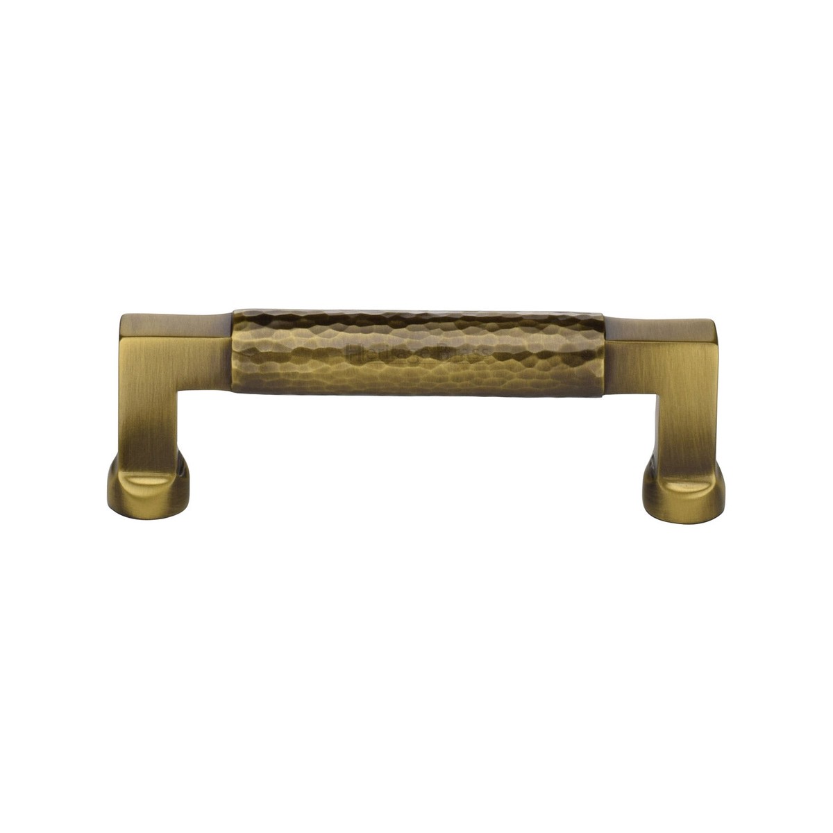 Heritage Brass Hammered Cabinet Pull 101mm Antique Brass Finish