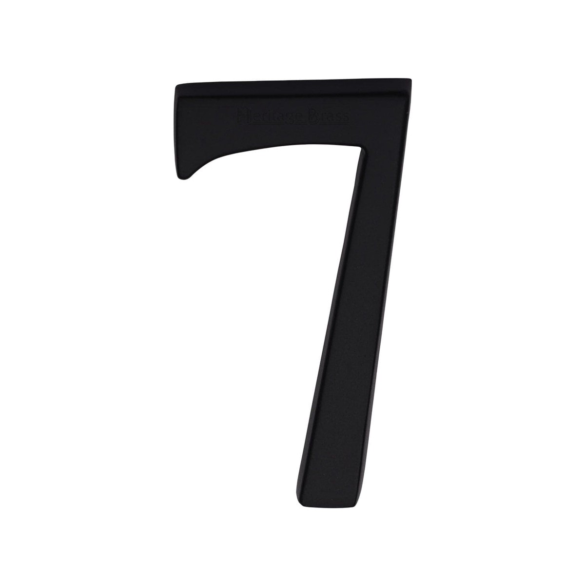 Heritage Brass Numeral 7 Concealed Fix 76mm (3") Matt Black