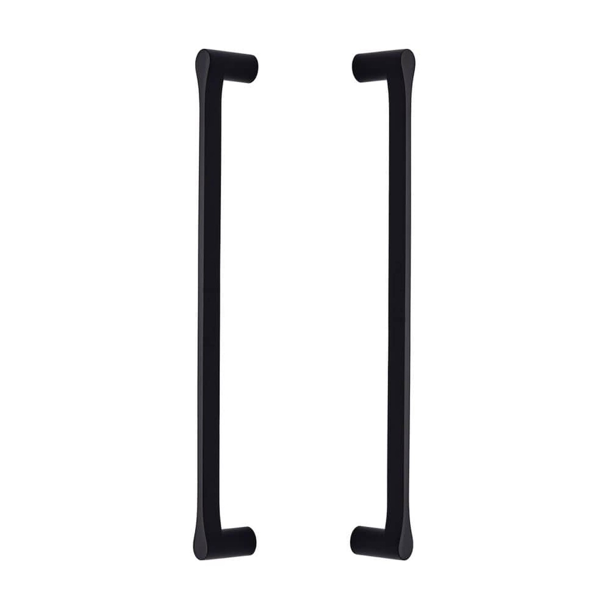 Heritage Brass Back to Back Door Pull Handle Gio Design 332mm Matt Black Finish
