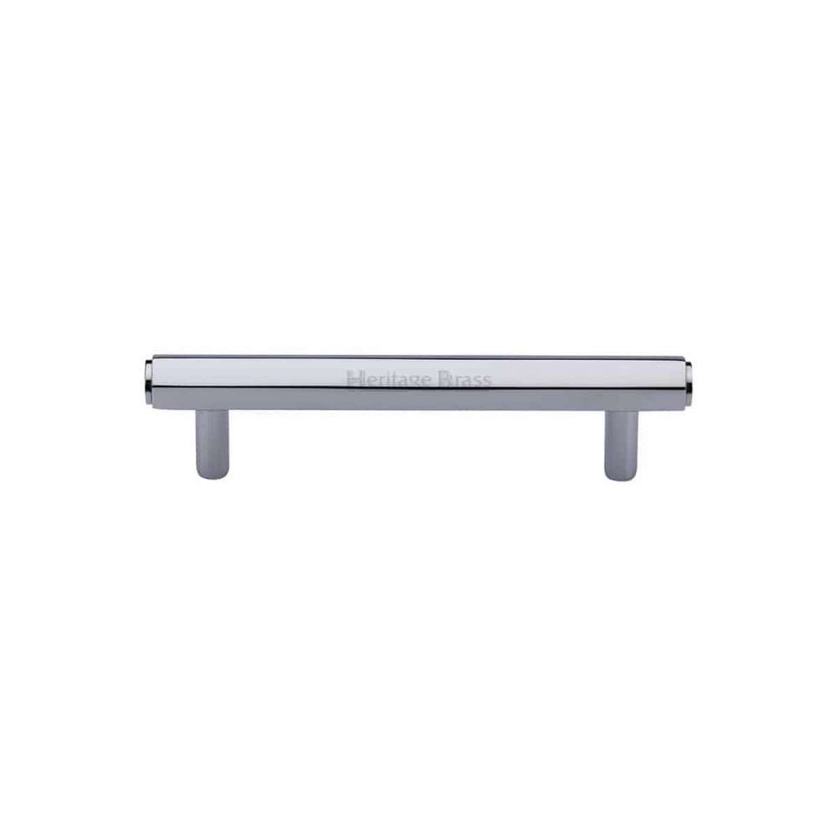 Heritage Brass Cabinet Pull Hexagon Design 96mm CTC Polished Chrome Finish