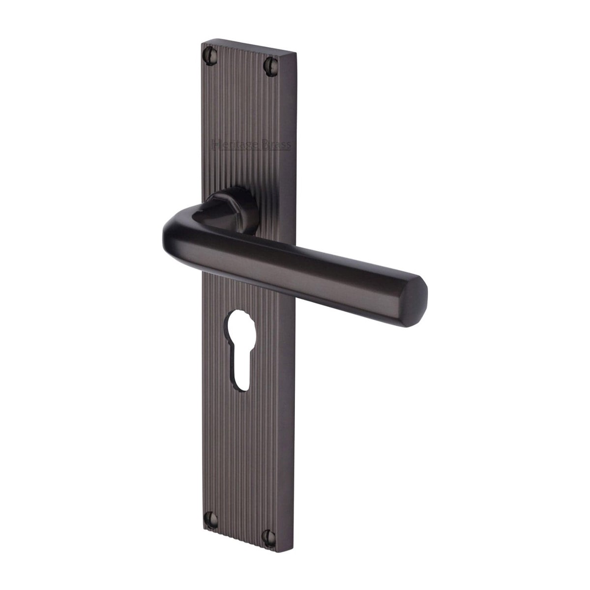 Heritage Brass Octave Reeded Europrofile Matt Bronze Finish