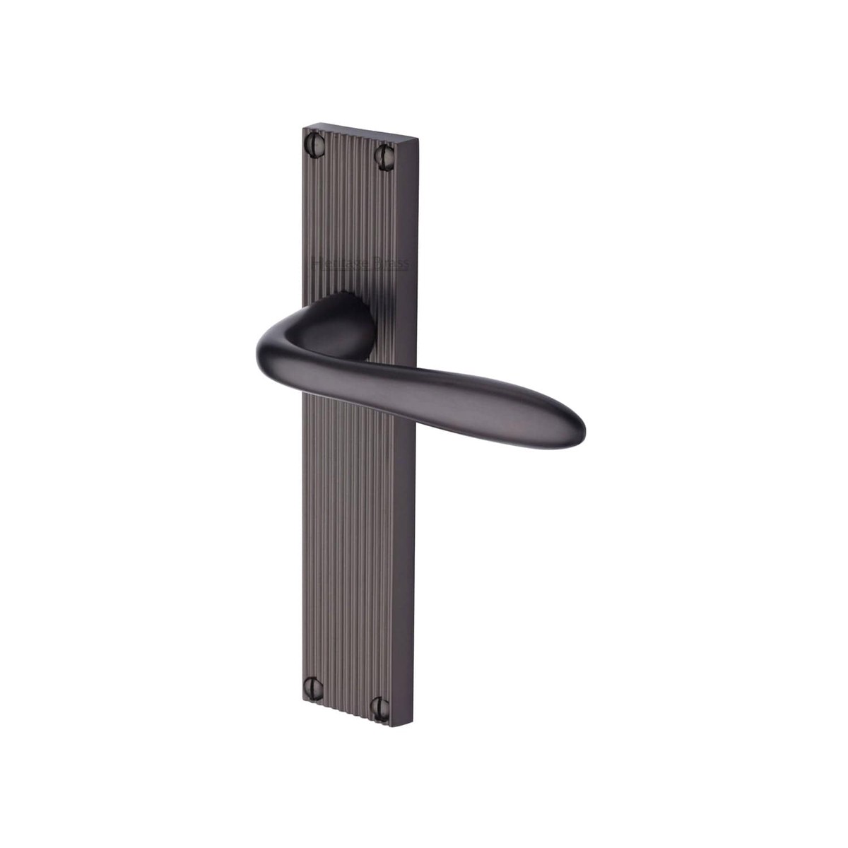 Heritage Brass Sutton Reeded Lever Latch Matt Bronze Finish
