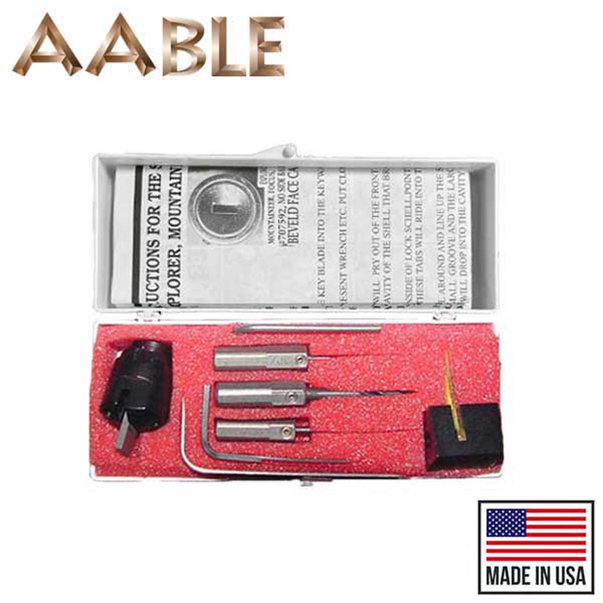 AABLE - Universal Ford Flush Mount Ignition Removal Kit - 8 Cut
