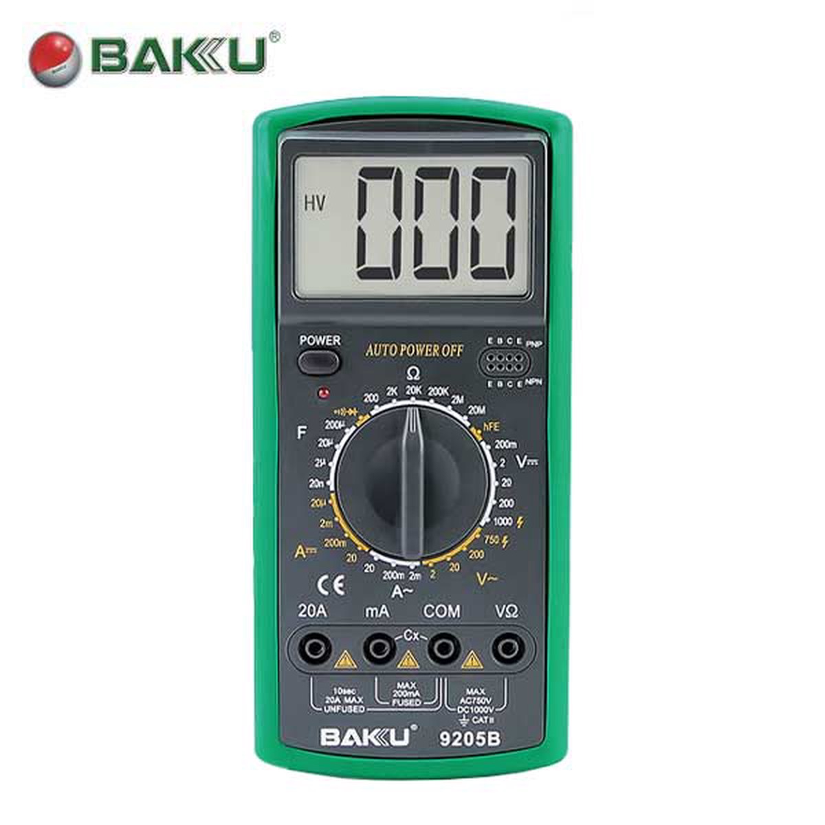 BAKU - Digital Multimeter - 9205B For Access Control & EEPROM Testing