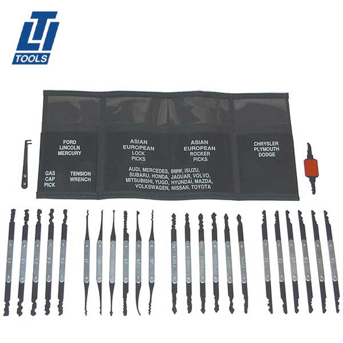 LTI Tools - LTI-340A - AutoMaster Super Lock Pick Set - 23 Pieces