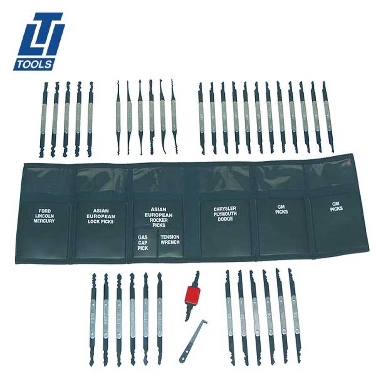 LTI Tools - LTI-620 - Grand Master Lock Pick Set - 35 Pieces