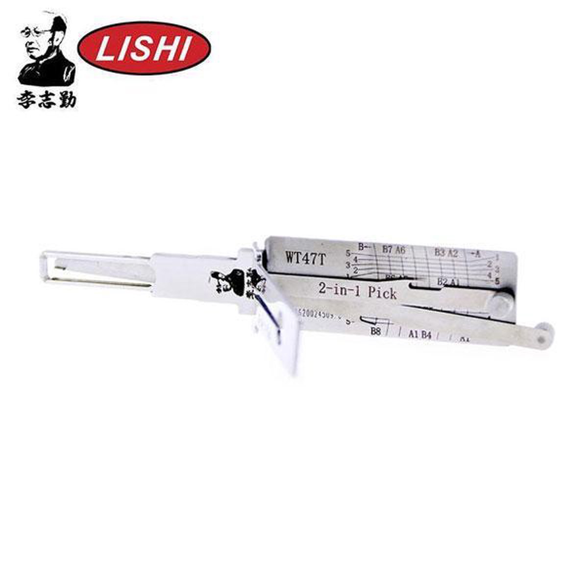 ORIGINAL LISHI - WT47T Saab / 4-Track / 2-in-1 Pick & Decoder / HS