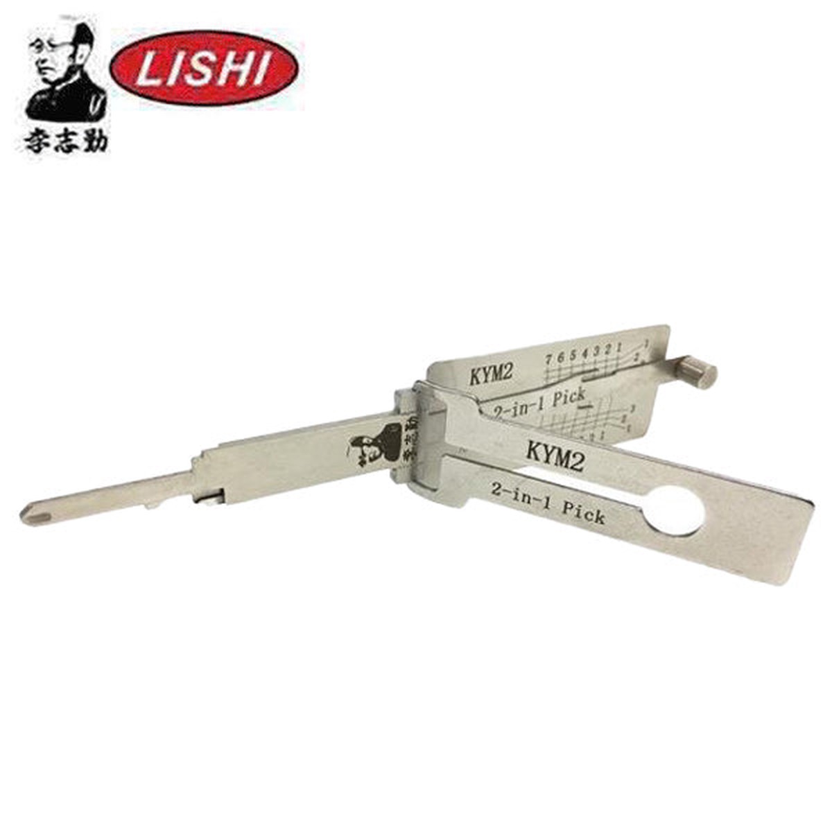 Original Lishi - KYM2 KYMCO Scooter / 2-in-1 Pick & Decoder / AG
