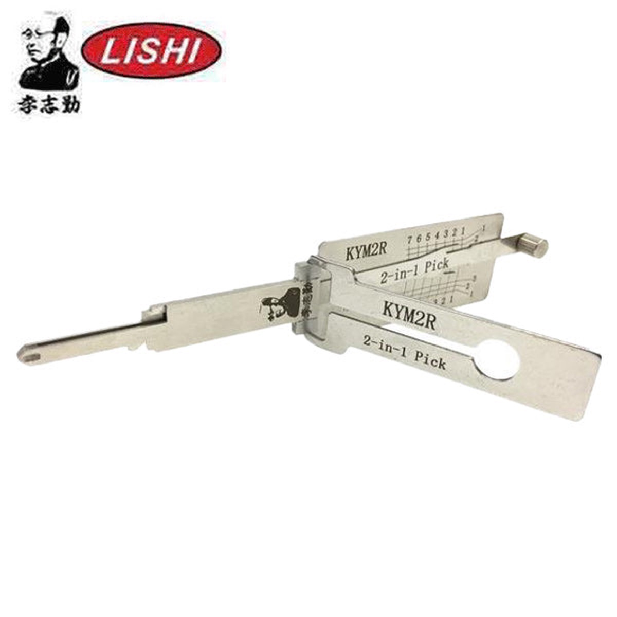 Original Lishi - KYM2R KYMCO Scooter / 2-in-1 Pick & Decoder / Reverse / AG