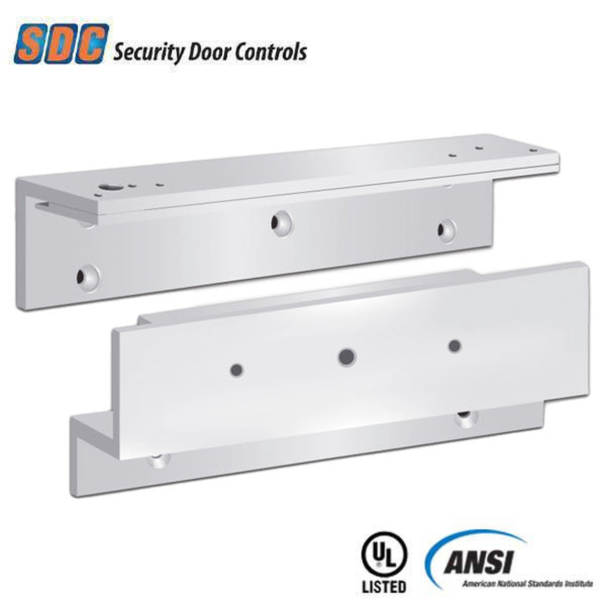 SDC - TJ352 - Top Jamb Mounting Kit - Surface Mount - Double - Aluminum