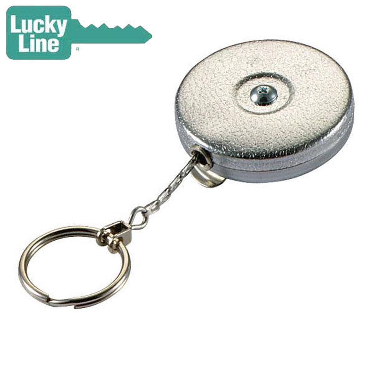 LuckyLine - 43501 - Key Bak Clip On - Chrome - 1 Pack