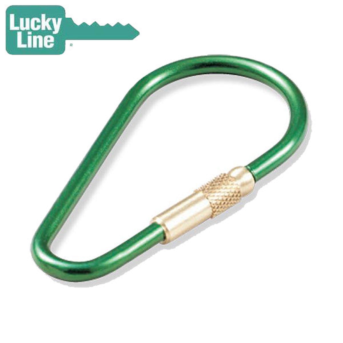 LuckyLine - 73701 - Anodized Oval Key Ring - Assorted - 1 Pack
